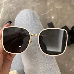 Sunglasses Style Sun Glasses Women Fashion Square Shape Metal Frame Trendy Female Sunglass