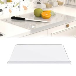 1pc, Chopping Board, Anti-Slip Acrylic Transparent Cutting Board-For Kitchen Home Restaurant, Cutting Board For Countertop Protector, Fruit Cutting Board