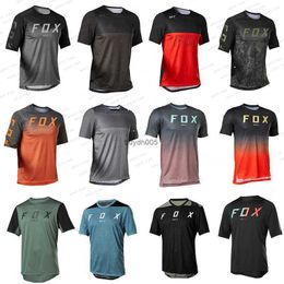 Mens t Shirt 23 New Style Enduro Short Hpit Fox Jersey Camiseta Mtb Bike Cycling Team Downhill Dh Off-road Bicycle Motocross Maillot