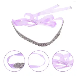 Belts Rhinestone Girdle Crystal Belt Formal Dress Wedding Manual Waist Ribbon Waistband Bridesmaid Sashes Shiny