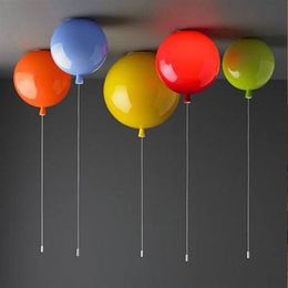 Lampada da soffitto a palloncino colorato Cameretta per bambini Asilo nido Plafoniere per bambini Lampada da soffitto per interni per la casa Decorazione da parete Lampada a palloncino Apparecchio13211l