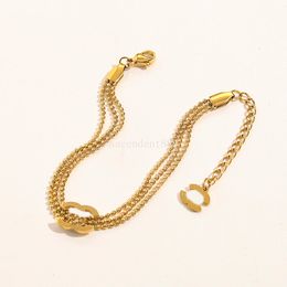Designer Bracelet Chain for Women Charm Gold Links Bracelets Chains Jewelry Accessories Lovers Gift