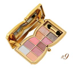 Diamond Bright Eye Shadow 10 Colours Shimmering Glitter Eyeshadow Makeup Palette with Brush Beauty Cosmetics4322773