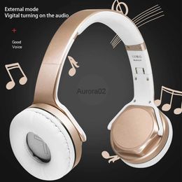 Cell Phone Earphones Wireless Headphone Telescopic Stereo Computer with Mic Gaming Earpiece Noise Cancelling Headset PC Desktop Rose YQ231120