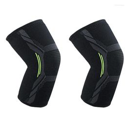 Knee Pads 2PCS Breathable Basketball Football Sports Kneepad High Elastic Volleyball XL & L