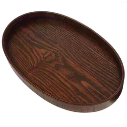 Plates Tray Wooden Plate Serving Wood Fruit Platter Dish Cheese Snack Breakfast Dessert Display Dishes Jewelry Salad Coffee Tea