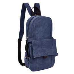 Mugu Canvas Bag Korean Version Casual Backpack Canvas Student Schoolbag Fashion Women's Bag 230420