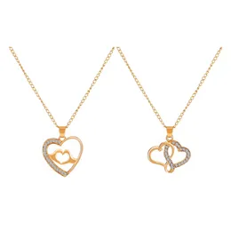 Pendant Necklaces Romance Love Heart Necklace Couple Luxury Lover 2023 Fashion Valentine Jewelry Women Classic Men