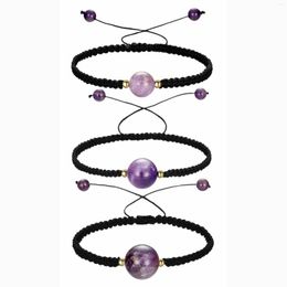 Strand ASHMITA 1PCS Natural Stone Woven Friendship Bracelets 10mm 12mm 14mm Simple Round Ball Beads Chakra Bangles For Women Jewellery