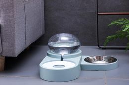 Automatic Pet Feeder Tableware Cat Dog Pot Bowl s Food For Medium Small Dispensers Fountain Y2009176956598