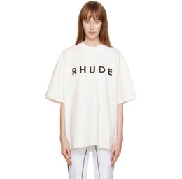 Designer Fashion Clothing Tees Hip hop TShirts Rhude Summer Couple Minimalist Letter Printing Loose Versatile Cotton Short Sleeve T-shirt Loose Streetwear