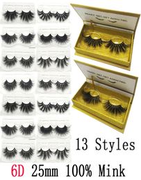 3d 5d 25mm mink lashes high quality 3d Mink eye Lashes Gift eyelashes packaging Merchant OEM Optional style8490141