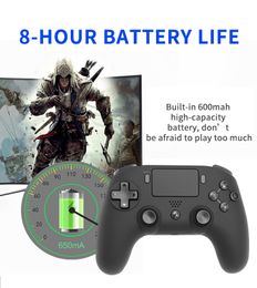 PS4/PC Bluetooth Kablosuz Denetleyici, Nintendo Switch Oyun Konsolu için Joystick Gamepads Noel GITF/Play Game HS-PS4256