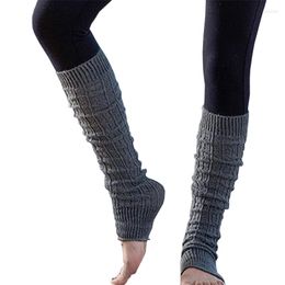 Sports Socks Toeless Yoga For Women Girls Workout Training Dance Fitness Sportswear Knit Comfy Sock