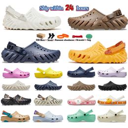 CROCSS CROCSSS CLOGSS DIGHLE Designer Slides Sandals Summer Beach Slifors Ospedale Slide impermeabili Slimi bianchi Bianco Bianco Biancane Curre Sliple Scarpe da esterno