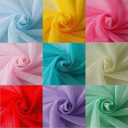 Fabric 5Meter10Meter DB Vertic Soft Tulle 36A Gauze Mosquito Net Fabric Tulle Mesh Fabric for Wedding dress pettiskirt tutu net frabic 230419