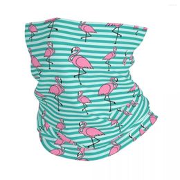 Scarves Flamingo Bird Pattern Bandana Neck Cover Printed Mask Scarf Warm Balaclava Running Unisex Adult Breathable