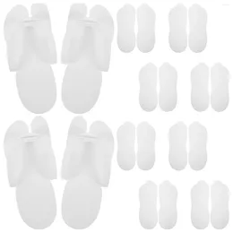 Sandals 10 Pairs Slipper Disposable Slippers El Spa Pedicure Salon White Guests