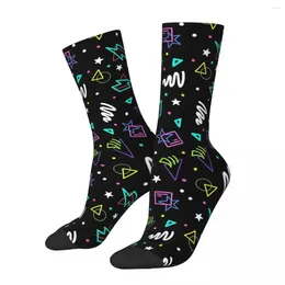 Men's Socks Security Breach Arcade Carpet Design FNAF Game Unisex Winter Warm Happy Street Style Crazy Sock