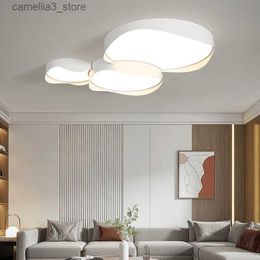 Ceiling Lights Ring Living Room Dining Bedroom Lamp Simple Modern Led Chandeliers Household Nordic Creative Atmosphere Ceiling Lights Fixture Q231120