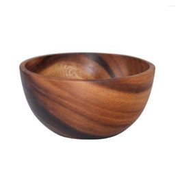 Bowls Helpful Bowl Portable Large Capacity Japanese Wooden Smooth Surface Lightweight Fruit Kitchen Accessories