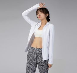 Women Athletic Sport Shirts Fit Long Sleeved Fitness Coat Yoga Tops with Thumb Holes Gym Jacket Workout Sweatshirts9406042