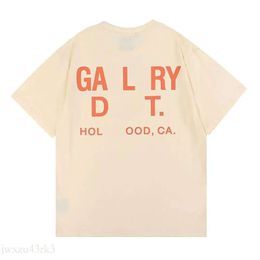 Men's T-Shirts Designer Gaeryes T Shirt Ange Brand Net Red Retro Gaerys Depts Men And Women Short-Seeved Gaiee Printed Refective 2897