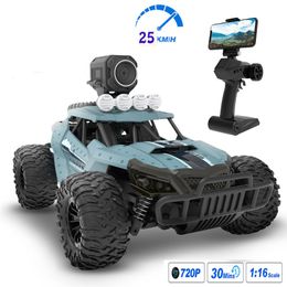 ElectricRC Car RC With Camera Full HD 480P 1 18 25KMH HighSpeed Racing Drift Wifi Remote Control Toys For Children 230419