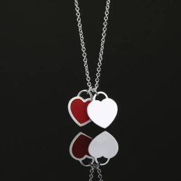 Pendant neckalce heart designer Necklace luxury Jewellery hot design new Brand stainless steel plated dainty chain necklaces designer elegant pendant Necklaces