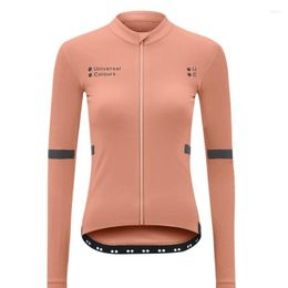 Racing Jackets COLOR Women Cycling Jersey Maillot Spring Autumn MTB Bike Thin Long Sleeves Shirt Breathable Ciclismo Bicycle Clothing