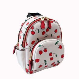 Backpacks Designer Bag Tote Bag Crossbody Backpack Fashion Shoulder Purse Brand Women Handbag Classic Cherry pattern Shopping Bag Leather School Bag