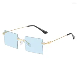 Sunglasses Year Rectangular Face Repair All-Matching Simple Style