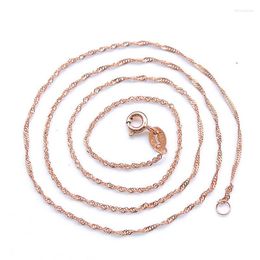 Pendant Necklaces Copper Plating Rose Gold Silver Plated Wave Mixed Batch Of Chain Necklace Items Jewelry Manufacturer