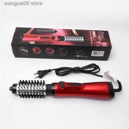 Hair Curlers Straighteners Multifunctional hair dryer rotating curly hair comb 2-in-1 hot air comb detachable hair dryer T231120