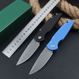 1Pcs H9190 TR-4.3 AUTO Tactical Folding Knife 154CM Titanium Coating Blade CNC 6061-T6 Handle Outdoor EDC Pocket Knives with Retail Box