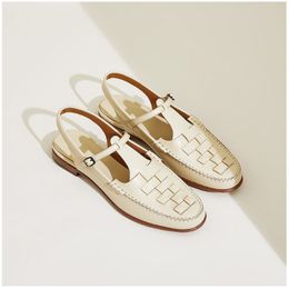 Summer Vintage Woven Temperament Elegant Sandals Roman Single Fisherman Women Shoe Mujer Sapato 230419