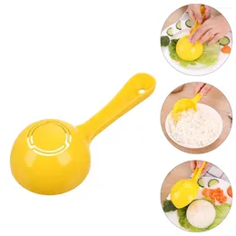 Spoons 2pcs Durable Rice Spoon Sushi Plastic Scoop For Home (Yellow)