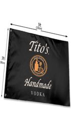 Tito039S Handmade Vodka Decorations Indoor Outdoor Flag 3x5 Ft Indoor Outdoor Hanging Decoration Flag With Brass Grommets 5531662