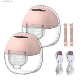 Breastpumps Wearable Breast Pump Hands Free Electric Portable Wearable Breast Pumps Slient BPA-free Breastfeeding Milk Collector Q231120