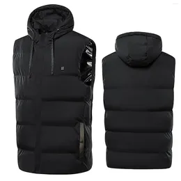 Men's Vests Mens Fall And Winter Single Control 7 Heating Suit Thermostatic Electric Vest Lightweight Jackets For Men