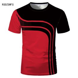 Men's T Shirts 3D Digital Summer Fashion Short Sleeve Slim Comfortable and Women's Sports T shirt anime 230419