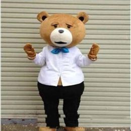 Halloween Teddy Bear Mascot Costume Adult Cartoon Character Outfit Attractive Suit Plan Birthday