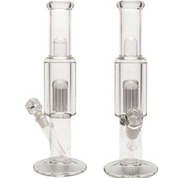 Vintage PREMIUM PURE Glass Bong Water Hookah Freezable Glycerin 15inch 8Arm Original Glass Factory made can put customer logo by DHL UPS CNE