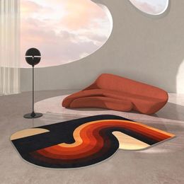 Carpet Art Design Living Room Irregular Large Area Coffee Table Rugs Abstract Bedroom Light Luxury Carpets Porch Rug 231118