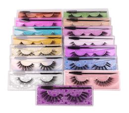 New Arrival Thick Natural False Eyelashes with Lashes Brush Handmade Fake Lashes Eye Makeup Accessories 15 Models Available8508233