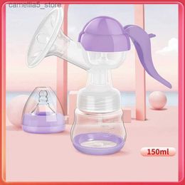 Breastpumps Creative Breast Pump Manual Portable Maternity Supplies Milking Machine Breast Feeding Q231120