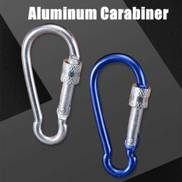 5 PCSCarabiners 1pcs Carabiner Travel Camping Equipment Alloy Aluminium Survival Gear Camp Mountaineering Hook Mosqueton Carabiner Random Colour P230420