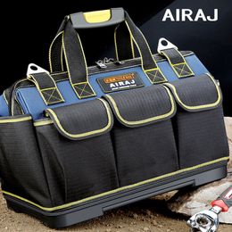 Tool Bag AIRAJ Multi-Function Tool Bag 1680D Oxford Cloth Electrician Bag Multi-Pocket Waterproof Anti-Fall Storage Bag 230419