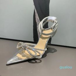 2023 scarpe eleganti spool Sandali con tacco donna Luxurys Designers Scarpe eleganti Scarpe da sera con cinturino alla caviglia