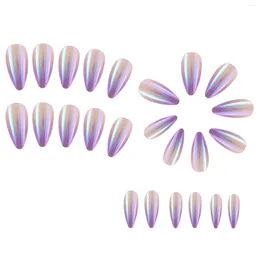 False Nails Mixed Colour Press-on Trendy Durable Ballet For Finger Nail DIY At Home